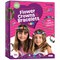 Flower Crowns & Bracelet Making Kit for Girls - Make Your Own Jewelry Kits for Kids - DIY Hair Accessories Set - Arts & Crafts Gift for Ages 6-12 Year Old Girl - Craft Maker Gifts Toys